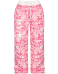 STORESDE Women Pink Camouflage Set 2026 Y2K Streetwear Female Sportswear Gym Workout American Hip Hop Hoodie Two Piece Set Tracksuit