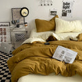 STORESDE Bedding Comforter sets Duvet Cover bedsheets set with pillowcase Bedding Linens Set for Queen/King Bed edredones de cama