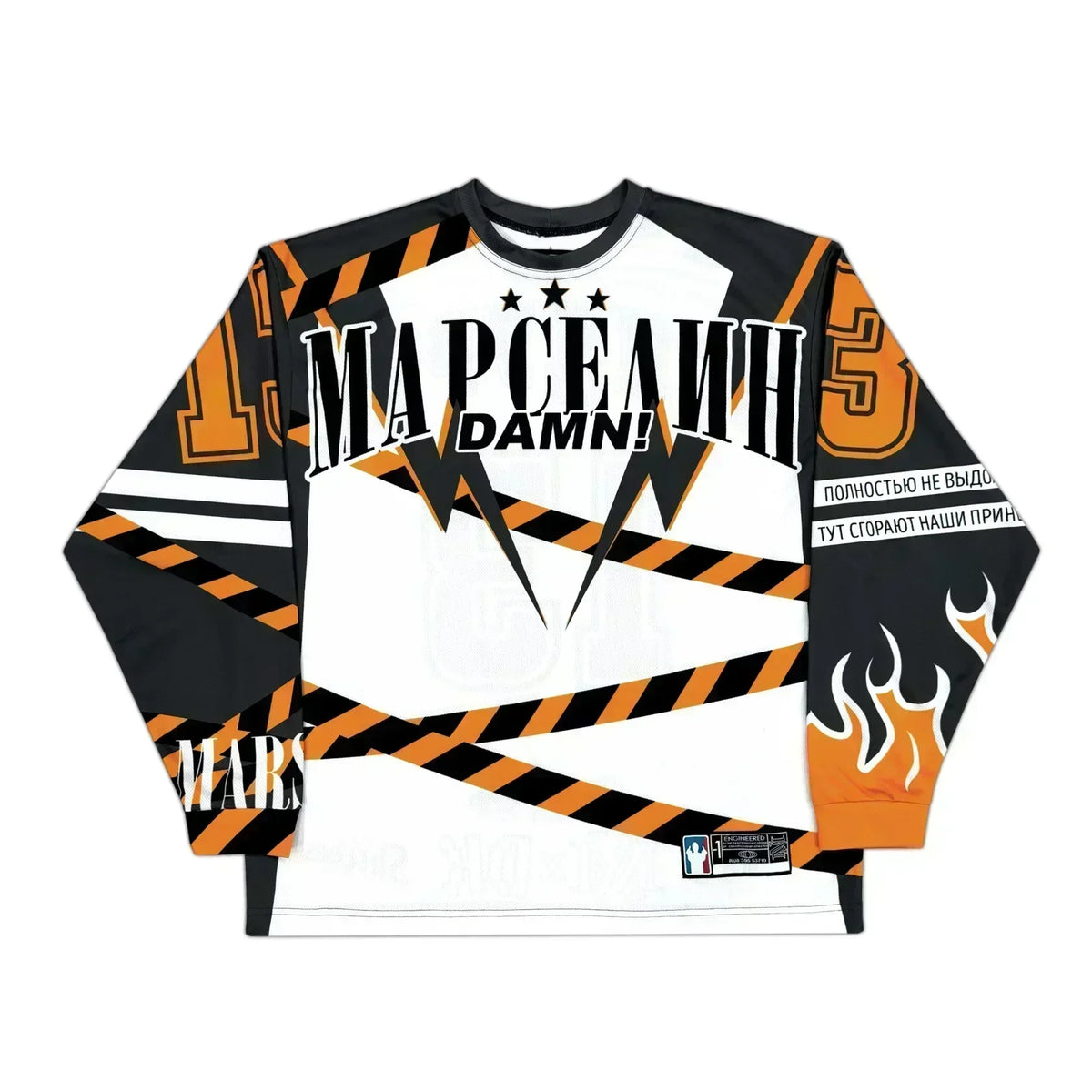 STORESDE Y2K American марселин Jersey Long Sleeved T Shirt Men Women Street Wear Casual Baseball Jacket Harajuku Retro Loose Sports Shirt
