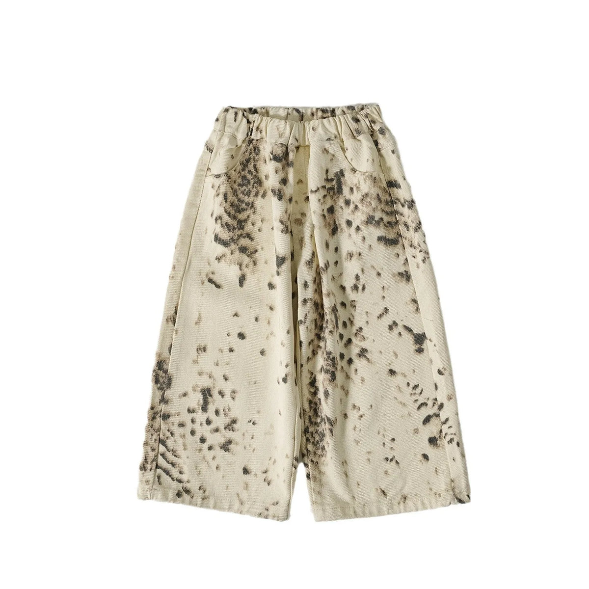 STORESDE 6410 Children Pants Summer Autumn New Boy's Pants Leopard-print Casual Trousers Loose Girl's Wide-leg Pants