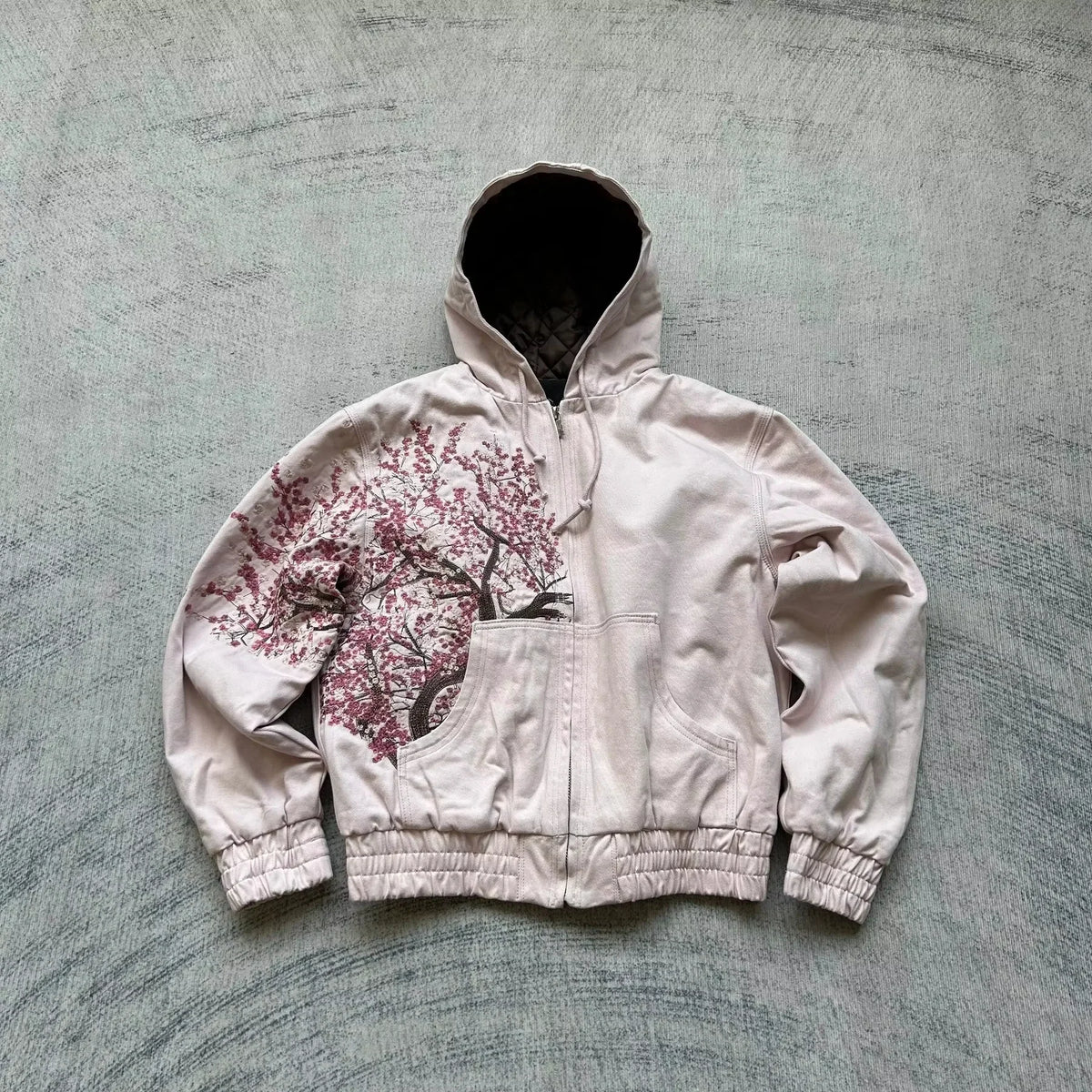 STORESDE Vintage Hip Hop Letter Embroidery Zipper Hoodie Streetwear Men Women Sports Washed Loose Coat Y2K Punk Couple Hoodie Sweatshirt