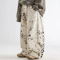 STORESDE 6410 Children Pants Summer Autumn New Boy's Pants Leopard-print Casual Trousers Loose Girl's Wide-leg Pants