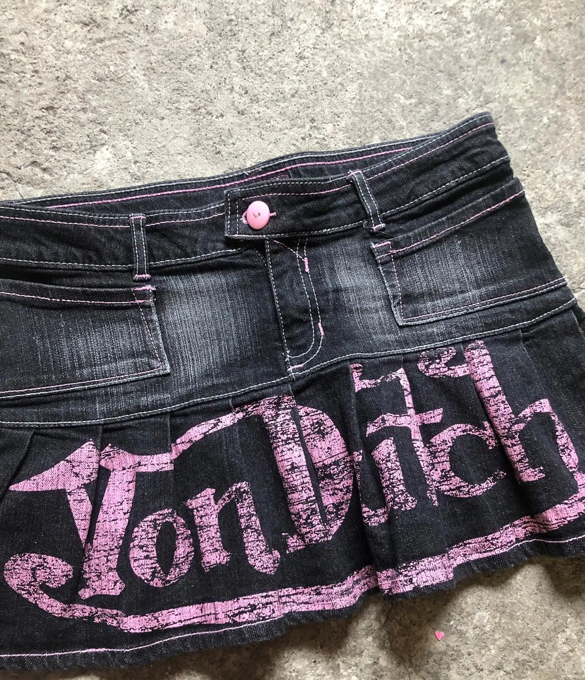 STORESDE Korean Kopo Style Retro Letters Sexy Spice Girls A Word Denim Skirt Women's Y2K New Fashion Harajuku Hip-Hop Dance Street Wear