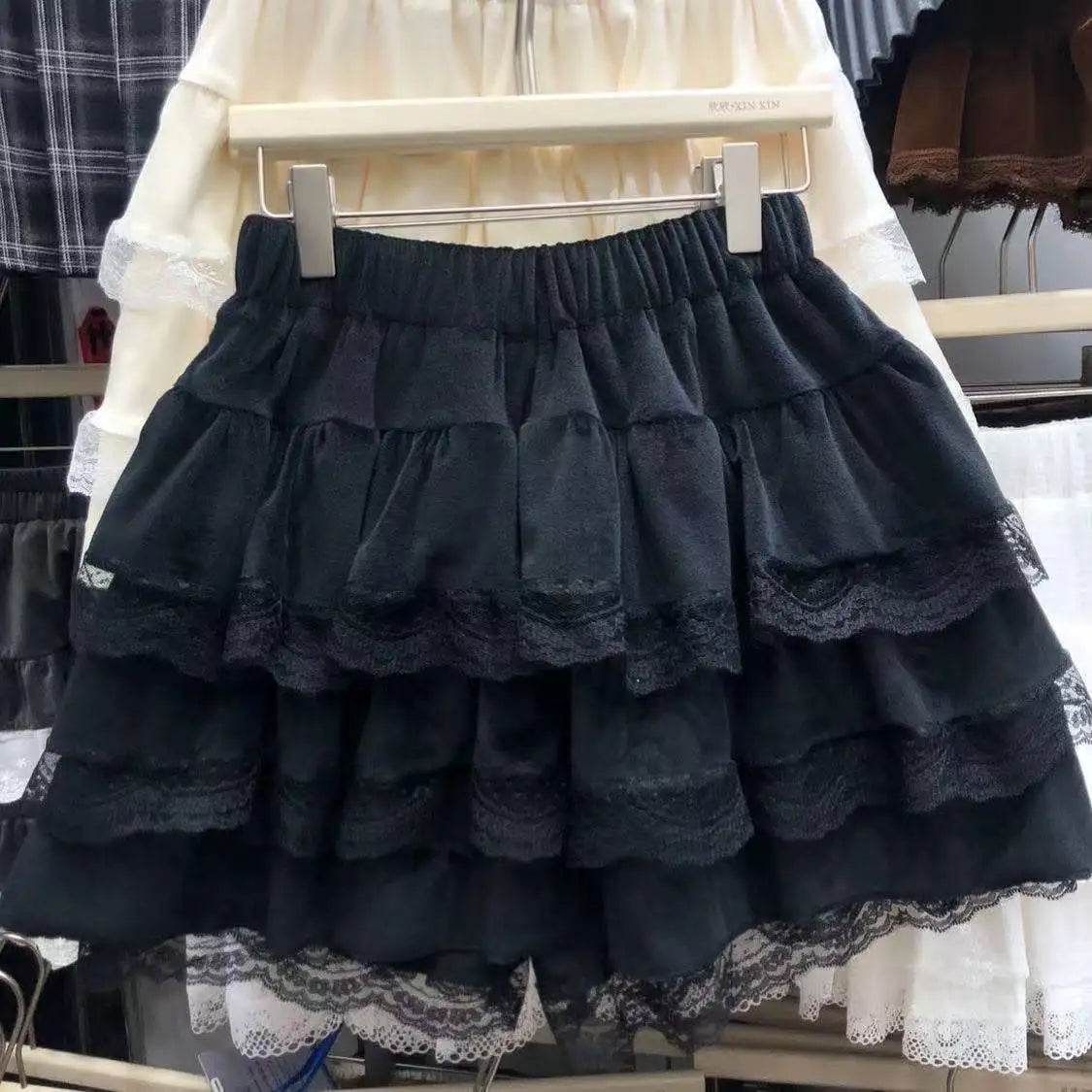 STORESDE Women's Blue Black Riveted Belt Denim Skirt Y2K Harajuku High Street Fashion 90s Sexy A-line Mini Skirt Summer Clothing 2026 New