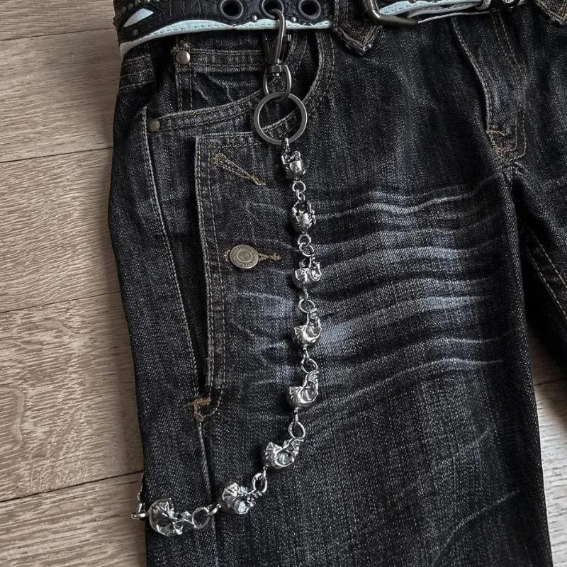 STORESDE Y2K Micro La Retro Wide Jeans 2006 Leg Pants New High Waist Harajuku Loose Embroidered Women Jeans with Rock Punk Style