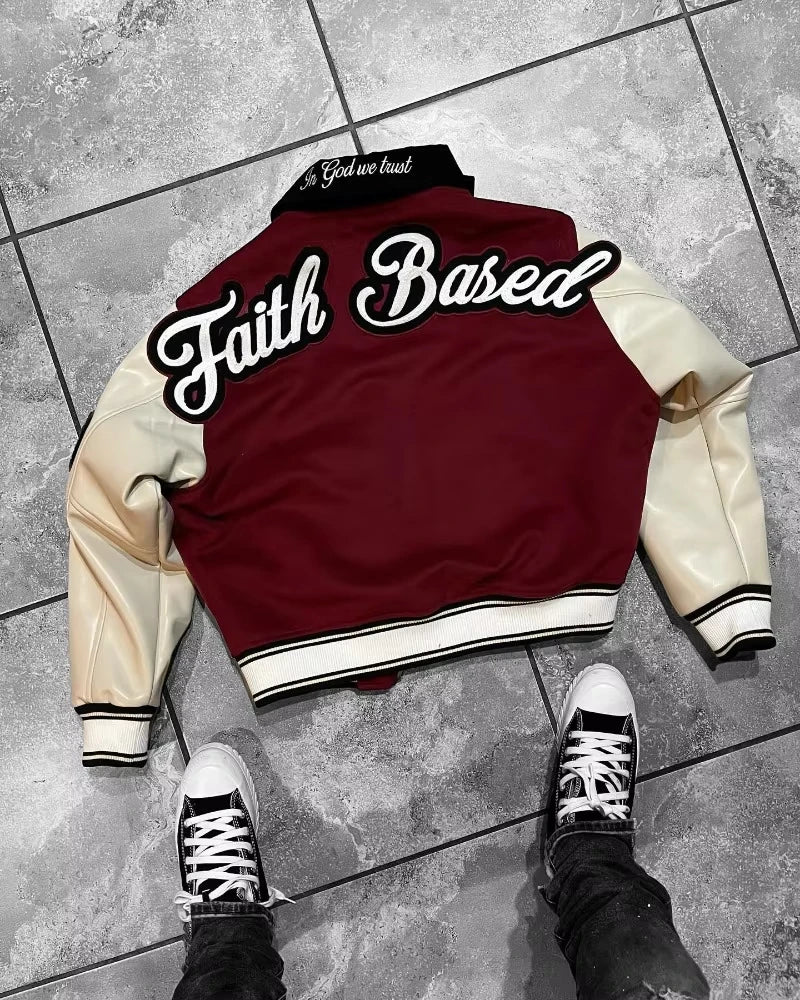 STORESDE American New Fashion Oversize Letter Embroidery Flocking Baggy Couple Baseball Uniform Jacket Y2K Punk Gothic Casual Jacket Top