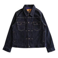 STORESDE SAUCE ZHAN  Men Jacket Selvedge Denim Jacket Men Vintage Purple and Blue Double Sided Dye Regular Fit 12.5 Oz