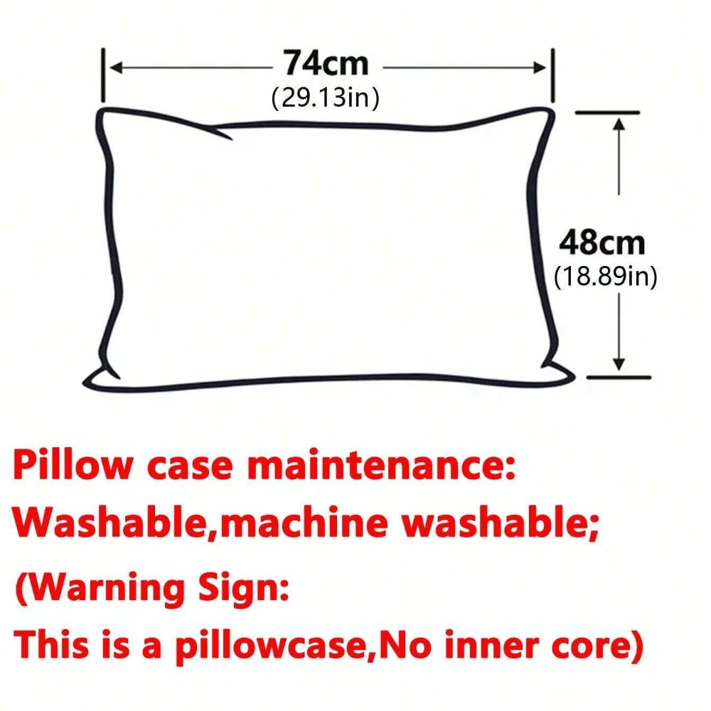 STORESDE 48x74cm Bow Pillow Cover Solid Color Soft Comfortable Covers Cotton Pillow Cover Cute Pillow Sham for Beds Home Decoration Gifts