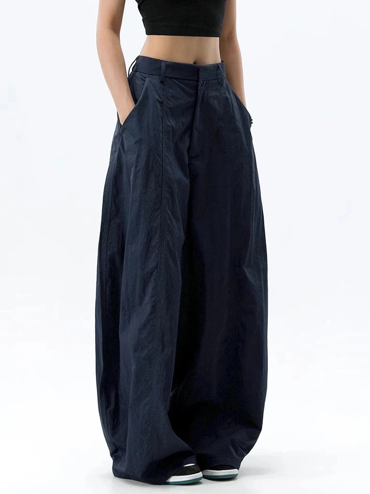 STORESDE High Waist Women Casual Pants Straight Office Ladies Korean Fashion Trousers Loose Female Pants New 2025