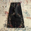 STORESDE Y2K Floral Baggy Jeans Retro Blossom Embroidery Streamlined Unisex Streetwear Gothic High Street Oversized Wide Leg Men Pants