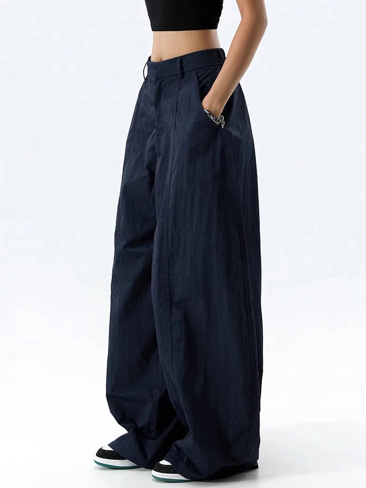 STORESDE High Waist Women Casual Pants Straight Office Ladies Korean Fashion Trousers Loose Female Pants New 2025