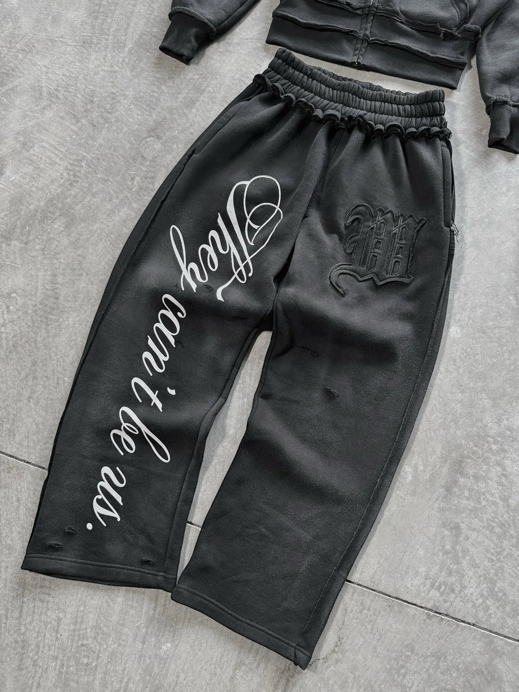 STORESDE Y2K Harajuku Punk Gothic Loose Hooded Sweatshirt American Embroidered Patch Casual Double Hooded High Street Retro Sports Sui