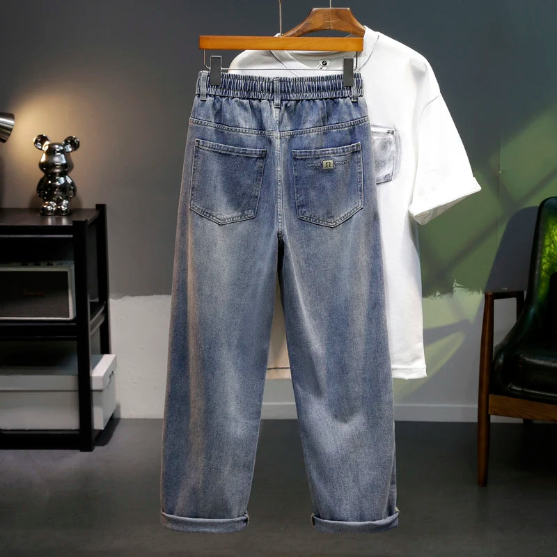 STORESDE Men's Loose Straight Leg Jeans 2026 New Style Casual Comfortable Men's Denim Trousers Fashionable Male Fashion