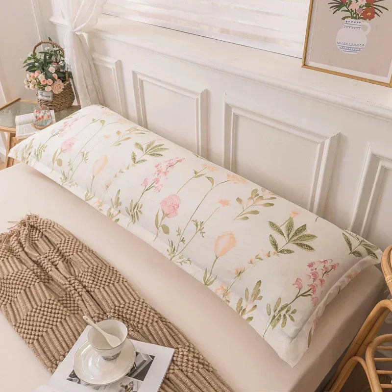 STORESDE Rectangle Pillowcase Lace Style Pillows Cover 48x120/150/180cm Cushion Cover Long Pillow Cases Home Pillowslip Funda Cojin