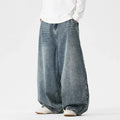 STORESDE 2025 Spring Men Streetwear Denim Pants Men Harajuku Washed Baggy Jeans Men Y2K Fashion Punk Casual High Waist Wide Leg Pants