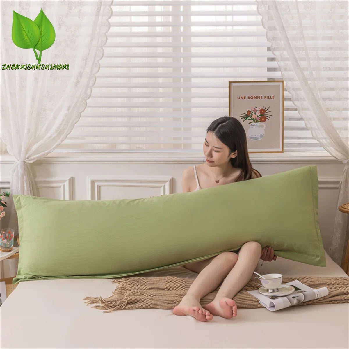 STORESDE Rectangle Pillowcase Lace Style Pillows Cover 48x120/150/180cm Cushion Cover Long Pillow Cases Home Pillowslip Funda Cojin