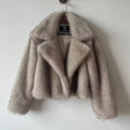 STORESDE 2026 Luxury Brand Autumn Winter Fur Coat Women Short Lazy Wind Fox Fur Jacket Cropped Fluffy Casaco De Pele Feminino
