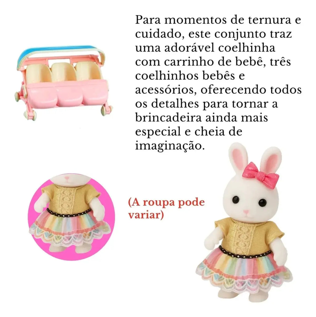 STORESDE Little Rabbit Bedroom kitchen outdoor gamesLovely Scene Play Toys Simulation Modelling Children Birthday Easter Gift