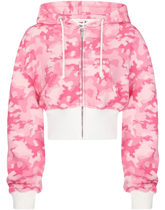 STORESDE Women Pink Camouflage Set 2026 Y2K Streetwear Female Sportswear Gym Workout American Hip Hop Hoodie Two Piece Set Tracksuit