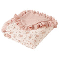 STORESDE Ruffle Baby Blanket Cotton Swaddle Newborn Wrap Flower Muslin Receive Blankets Stroller Cover