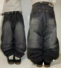 STORESDE Street Fashion New Old Washed Heavy Work Jeans Women Y2K Gothic Harajuku Hip Hop Popular Joker Couple High Waist Wide Leg Pants