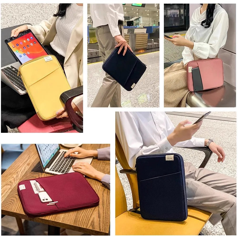 STORESDE Shockproof Tablet Pouch Bag For Ipad Pro11 Air6 4 5 12.9 10.5 9.7 Macbook Air13.3 13.6 Pro14 Xiaomi Huawei Samsung Laptop Sleeve