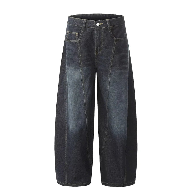 STORESDE New Men's American Goth Letter Printed Baggy Denim Pantalones Spring Y2K Streetwear Straight Jeans Hip Hop Fashion Jean Trousers