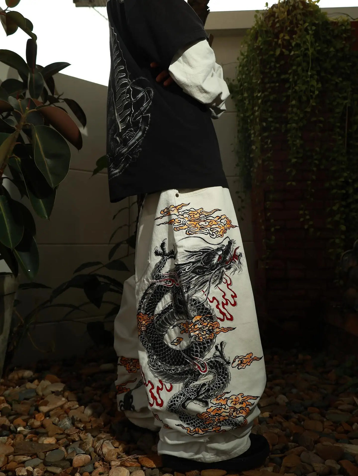 STORESDE Y2K American Jeans Mens Oversized Retro Hip-Hop Wide-Leg Pants Harajuku Trend Rock Women Straight Pants
